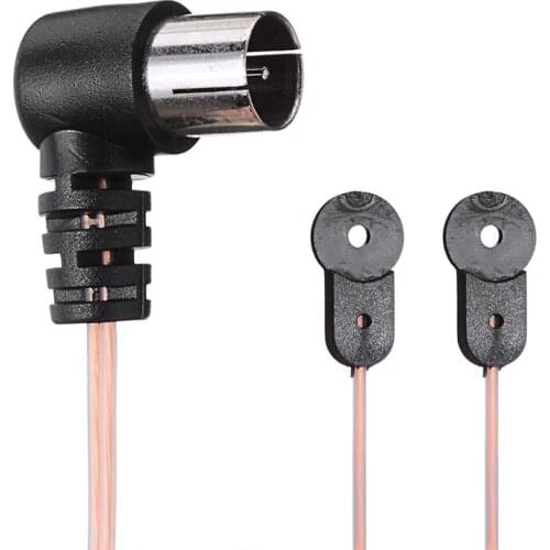 F-type FM Radio Antenna 75 Ohm Dipole Indoor TV Antennas Fit For FM Radio Indoor Home Stereo Radio Aerial Male Connector