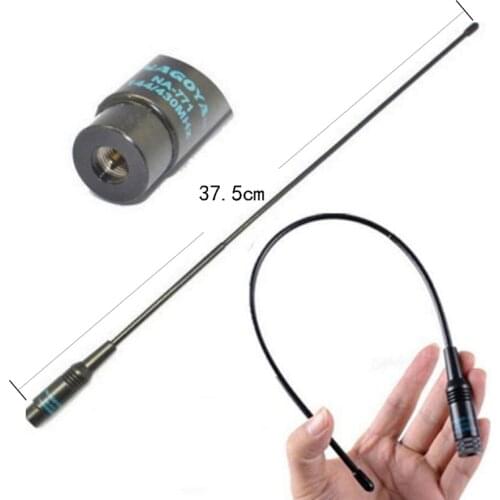 1pc NA-771 SMA-Female Dual Band 10W Antenna UV 144/430Mhz 2.15 DB Signal 10W High-gain Antenna For Baofeng SAUS