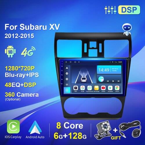 For Subaru Forester XV 2012-2015 Android Car Radio Stereo Multimedia Video Player Navigation GPS Audio for Cars No Tape Recorder