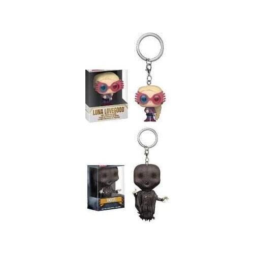 Funko Luna Lovegood Dementor Keychain 4cm Collection Limited Edition Toys for Children Birthday Gift