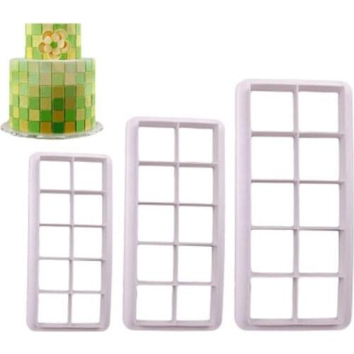 DIY square stainless steel mold fondant baking tools Cookie Tools cake decoration tools Valentines Day Easter