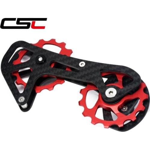 Road bicycle rear derailleur pulleys Bike Carbon ceramic bearing jockey wheels15T-15T Use for 6800 6870 9000 9070