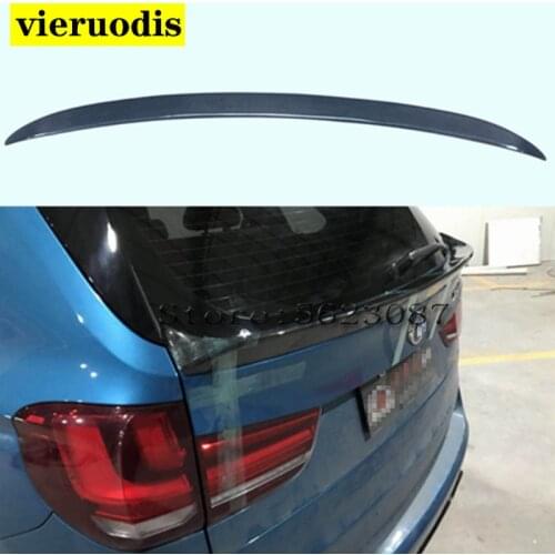 F15 X5 X5M Car Carbon Fiber Rear Wing Trunk Lip Spoilers For BMW F15 X5 X5M 28i 35i 50i 2014 2015 2016 2017