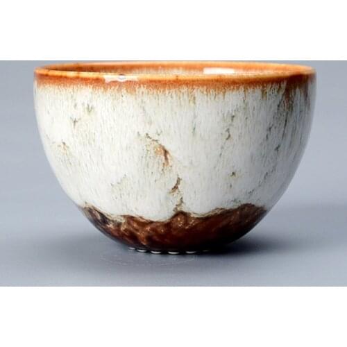 Ceramic Kiln Tea Cup Change Porcelain Mug TeaCup Home Kungfu Tea Bowl Single Cup Tianmu Jianzhan Kung Fu Teaware Home Decor