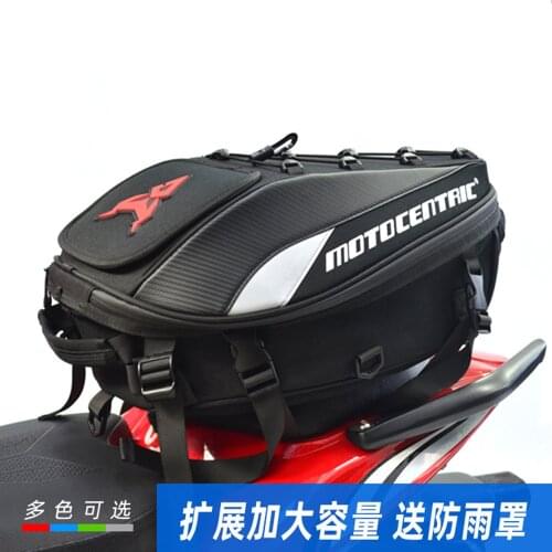 New Waterproof Motorcycle Tail Bag Multifunction Motorbike Moto Riding Seat Bag High Capacity Motorcycle Biker Racing Backpack