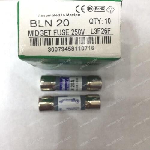 New Fuse BLN 250V 1A 2A 3A 5A 6A 8A 10A 12A 15A 20A 25A 30A