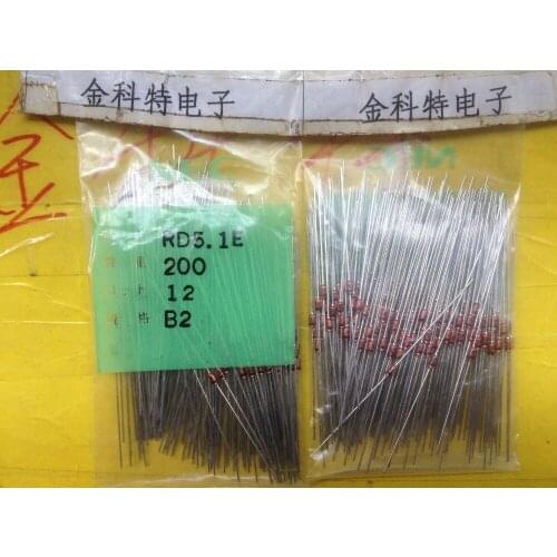 Original new 100% stable voltage RD5.1E B2 5.1B2 DO-35 0.5W 5.1V