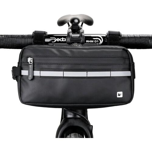 Portable Bicycle Handlebar Bag Bike Frame Pannier Waterproof Multifunction Shoulder Bag