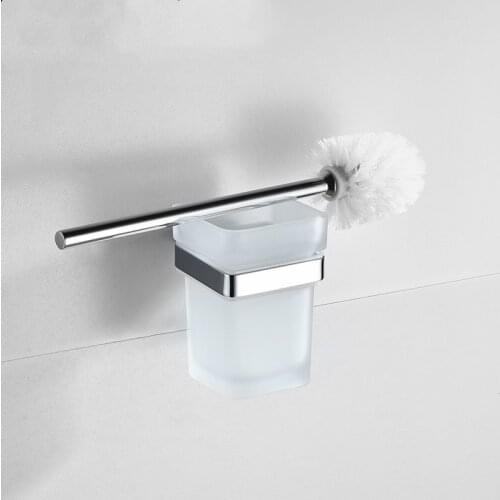Simple Modern Toilet Brush Holder Wall Mounted Cleaning Hardware Toilet Brush Set Bathroom Escobilla Wc Home Products DF50MTS