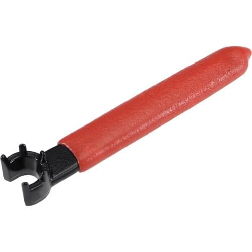 Uxcell Collet Chuck Wrench Spanner for ER8M Clamping Nut with Red Non-slip Handle