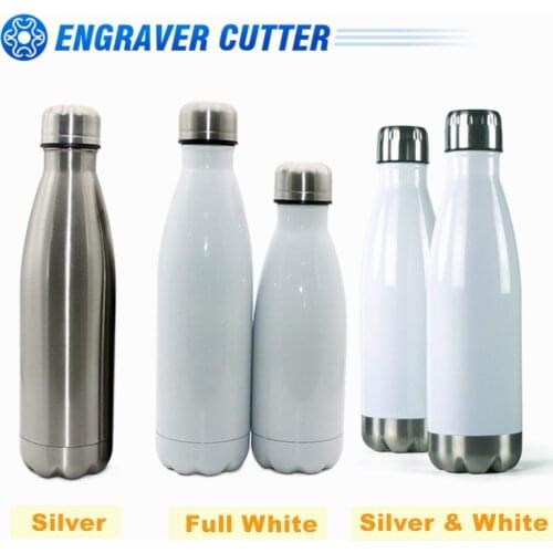 36pcs 500ml / 17oz Bowling-Shaped Vacuum Bottle for Sublimation Printing
