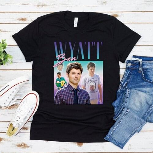 Ben Wyatt Homage T-shirt Parks & Rec Funny Gift Retro 90s Shirt Tv Show T Shirt Vintage Unisex Graphic Tees Woman Tshirts Tops