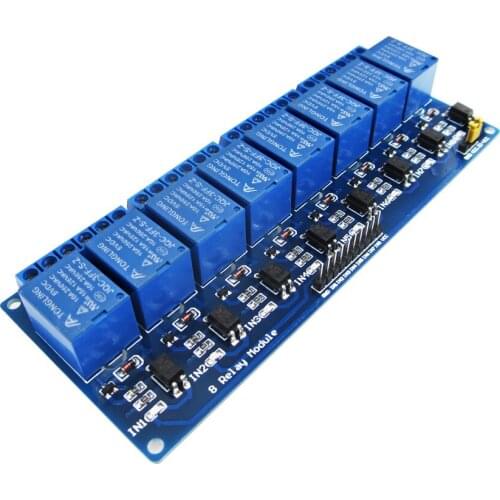 1pcs With optocoupler 8 channel 8-channel relay modules relay control panel PLC relay 5V module