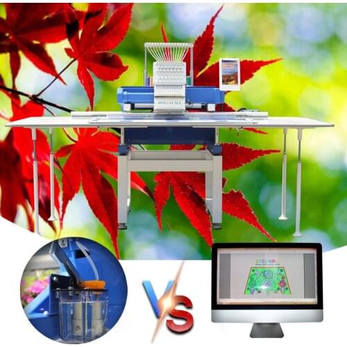 10 Years Service!!!Multi Head 1 head high speed used saurer computerized Embroidery Machine prices from china 500*1200mm area