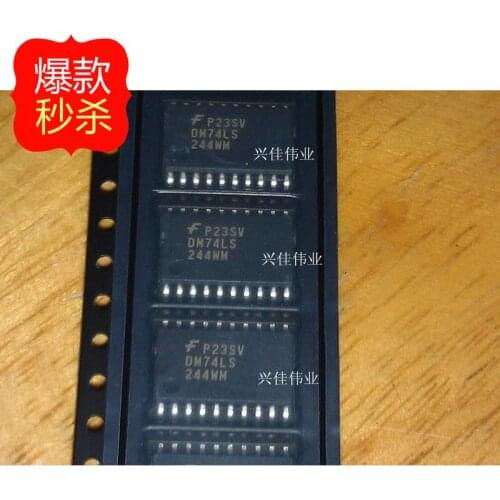 10PCS New original authentic spot volume 74LS244 DM74LS244WM SOP20 7.2mm