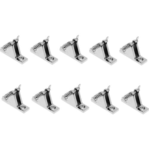 10x Boat Bimini Top Canopy Deck Hinge Mount Deck Fitting Quick Release Pin