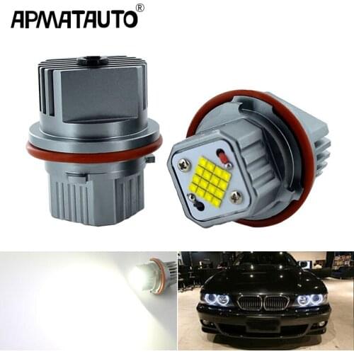 2pcs LED car-styling Angel Eyes Demon eyes light Highlighted Auto Lamp 12V White For BMW E39 E53 E60 E61 E63 E64 E65 E66 E83 E87