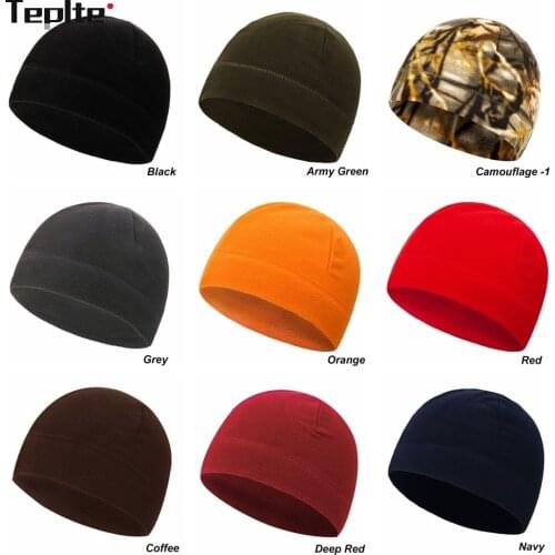2020 neutral warm hat winter fleece hat mens ski hat riding hat cold protection fleece hat bicycle hat military tactical hat