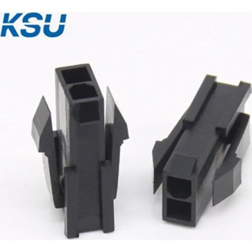 5559 4.2mm black 2Pin 2-Pin female Connector for PC computer ATX graphics card GPU Power connector plastic shell Housing