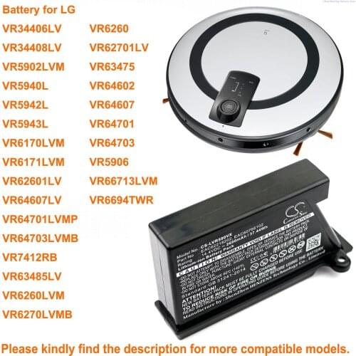 Cameron Sino 2600mAh Battery for LG VR6270LVB,VR6270LVMB,VR63455LV,VR6370LVM,VR64604LV,VR64701LVMP,VR64702LVMB,VR64702LVMT