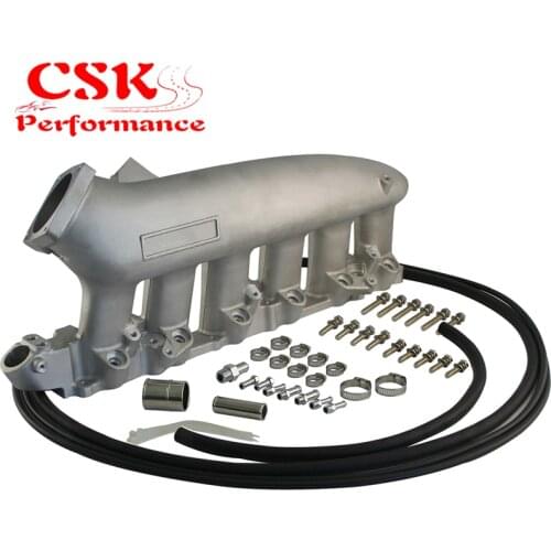 Aluminum Intake Manifold Plenum Fits For Nissan240SX RB25det RB25 Skyline R32 R33 R34