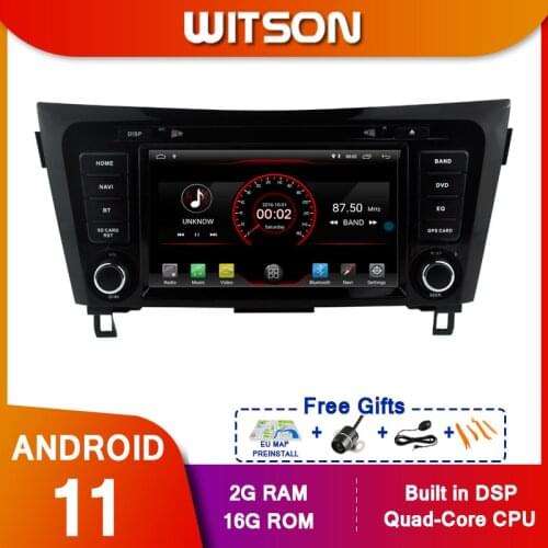 WITSON 2+16G Android 10 4G lte Car Radio Multimedia DVD For Nissan X-Trail XTrail Qashqai 2014 2015 2016 Video Player GPS Navig