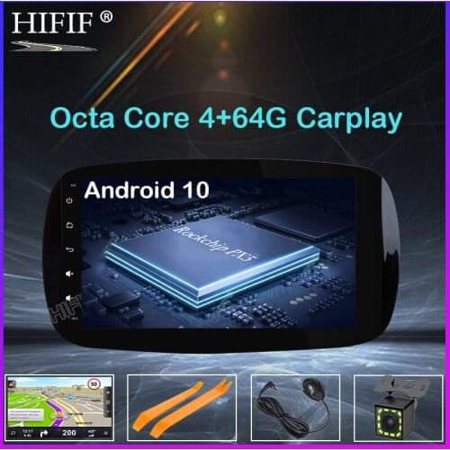 IPS Car Multimedia Player 2 Din Android 10 For Mercedes/Benz/SMART 2016 CANBUS GPS Auto Radio DSP Octa Core RAM 4GB USB DVR DSP