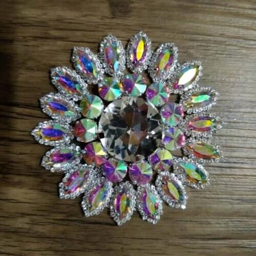 Free Shipping 20pcs/lot Crystal Bridal Applique for Wedding Gown Rhinestone Trimming Bridal Sash Rhinestone Patch LSAP034