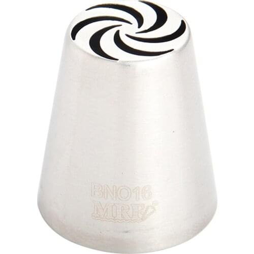 Free Shipping Stainless Steel 18/8 Closed Star Piping Nozzle Cakes Cupcakes Decorating Icing Tips #BNO16