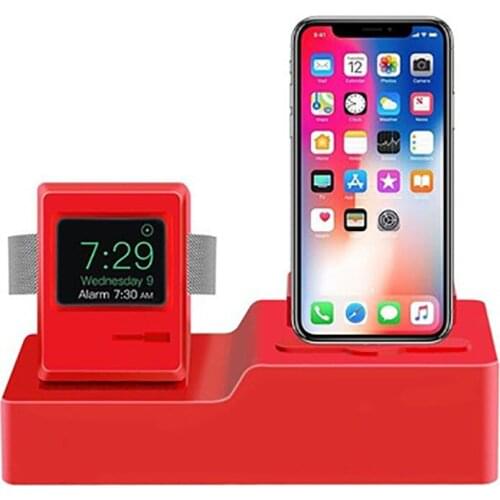 Wireless Charger For iPhone X / 8/8 Plus / 7/7 Plus / 6 / 6S / 5/5S 3 in 1 Charging Pad for Apple Watch Series 4/3/2/1 Airpods