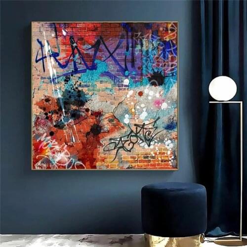 Graffiti Street Art Canvas Posters Abstract Painting Colorful Picture Gallery Mural Print for Living Room Home Decoration
