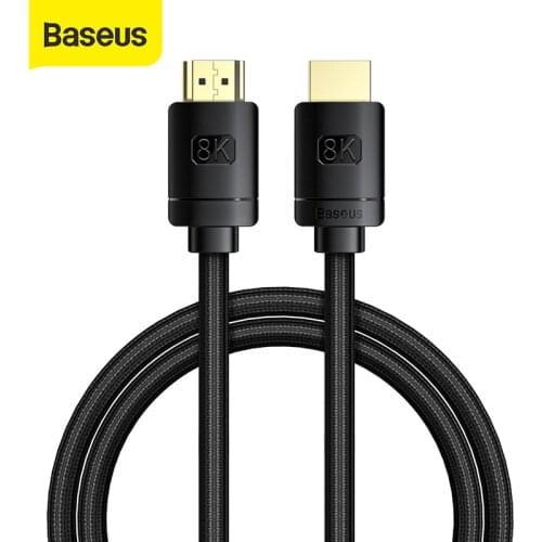 Baseus 8K HD Cable 8K HD Splitter Cable for Xiaomi Mi Box 8K HD 2.0 Audio Cable Switch Splitter for Tv Box PS4 8K HD Cable