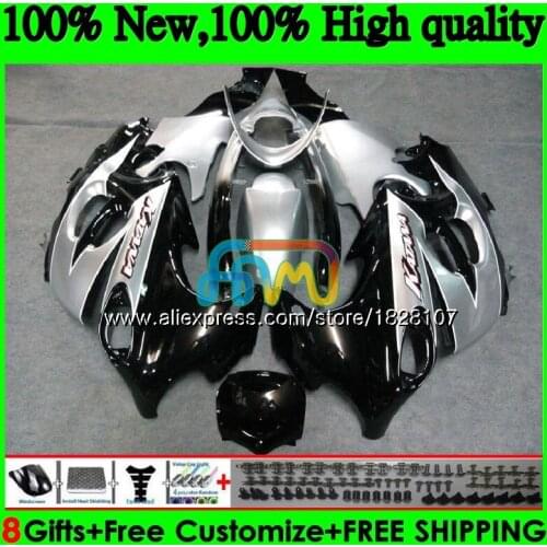 Body For SUZUKI KATANA Silvery blk GSXF 600 750 GSXF600 98 99 00 01 02 33BS.13 GSX750F GSXF750 1998 1999 2000 2001 2002 Fairing