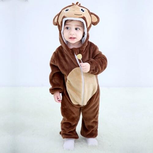 Newborn Baby Clothes Infant Jumpsuit Monkey Romper Overalls Jumpsuit Clothes Baby Girl Clothes Baby Girl Romper Kids Costumes