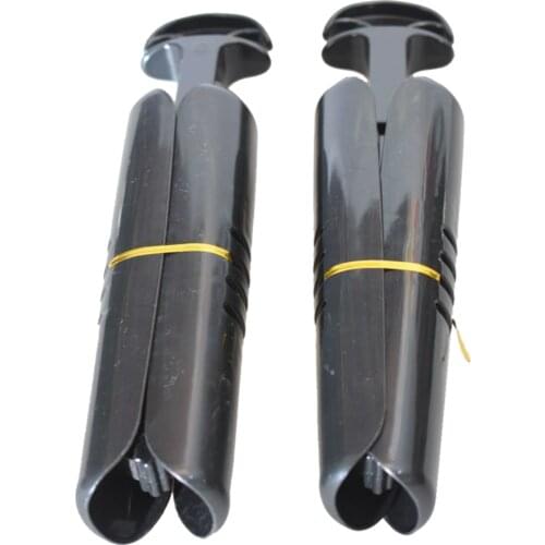 Pair Of Black Boot Supports High Stand Holder Shaper Shoe Tree Stretcher