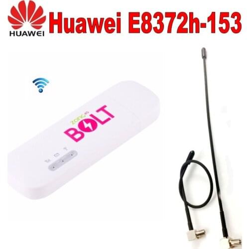 Unlocked New Huawei E8372 with antenna 4G LTE 150Mbps Wireless USB WiFi Modem & 4G USB WiFi Dongle PK E8278 E8377