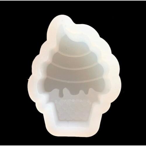 Cheese cone ice cream crystal Epoxy mold aroma plaster ultra light clay cake chocolate decoration