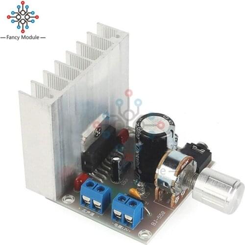 TDA7377 Amplifier Board 2.0 Double Track No Noise Amplifier Module Bookshelf Speakers DC 12V Power 35W+35W Dual-channel Board
