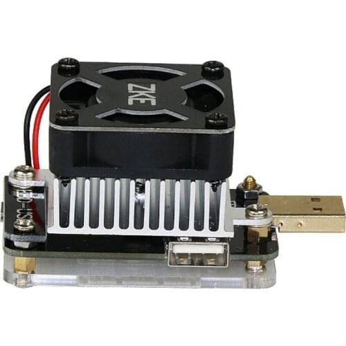 EBD-USB Load Tester Black Enhanced Edition QC2.0/3.0 MTK-PE Trigger Voltage Current Capacity Test 21V 4A 35W