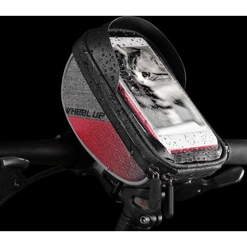 Waterproof Bag Cycling Frame Handlebar MTB Road Bike Bicycle Front Bag Cycling Pouch ScreeTouch Cellphone Bag Mountain Bike Bag