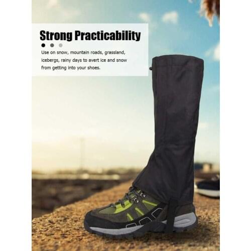 Unisex Waterproof Leg Covers Legging Gaiter Shoe Cover For Outdoor Skiing Shoes Cover Legs Guard Breathable Protective Covers