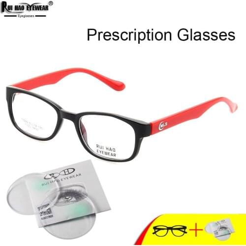 Customize Prescription Eyeglasses Women Retro Glasses Frame Fill Resin Lenses Myopia Hyperopia Spectacles Rui Hao Eyewear 1039
