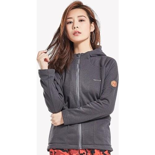 Women Autumn Winter Hooded Fleece Warm Breathable Cardigan Coat Outdoor Sport Hiking Running Windproof Thermal Loose Tops Jacket