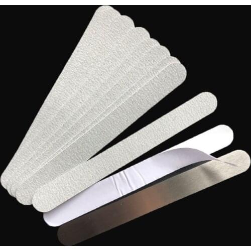 1 pc metal scraps with 1 set(10 pcs) replacement pads nail professional file removable sandpaper