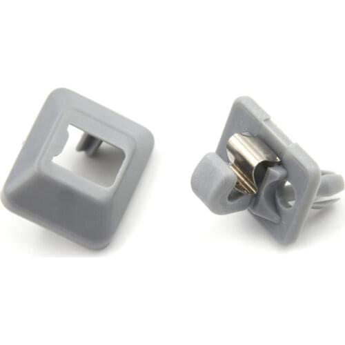 Grey Interior Sun Visor Clip Holder Hook For Audi A3 A4L A5 Q3Q5 TT High Quality