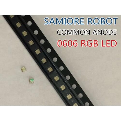 4000pcs 0603 (1616) RGB BGR LED Common Anode Tricolor Red Green Blue 0606 Surface Mount Chip SMD SMT LED Light Emitting Diode