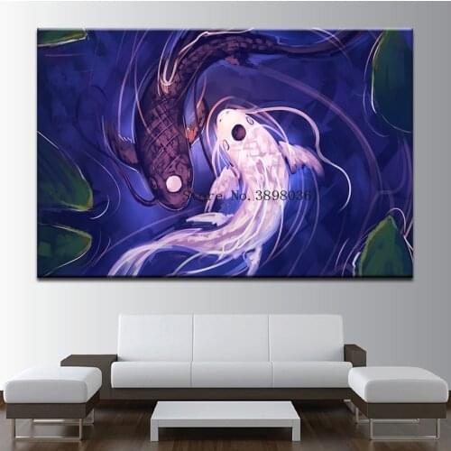 100% Full 5D Diy Daimond Painting Yin Yang fish Gossip Diamond Painting square Rhinestones Diamant Painting Embroidery Decor A84