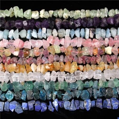 Natural Irregular Freeform Raw Stone Rough Amethy Citrine Apatite Bead 10-13mm Mineral Quartz Beads For Jewelry Making Wholesale