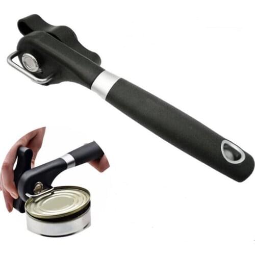 15PCS/lot Household Kitchen Tools Easy Manual Metal Can Opener Professional Effortless Stainless Steel Openers with Turn Knob