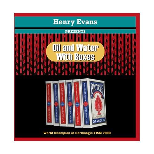 Oil and Water Boxes (Gimmicks and Online Instructions) by Henry Evans Magia Magician Stage Classic Magic Tricks Props Mentalism